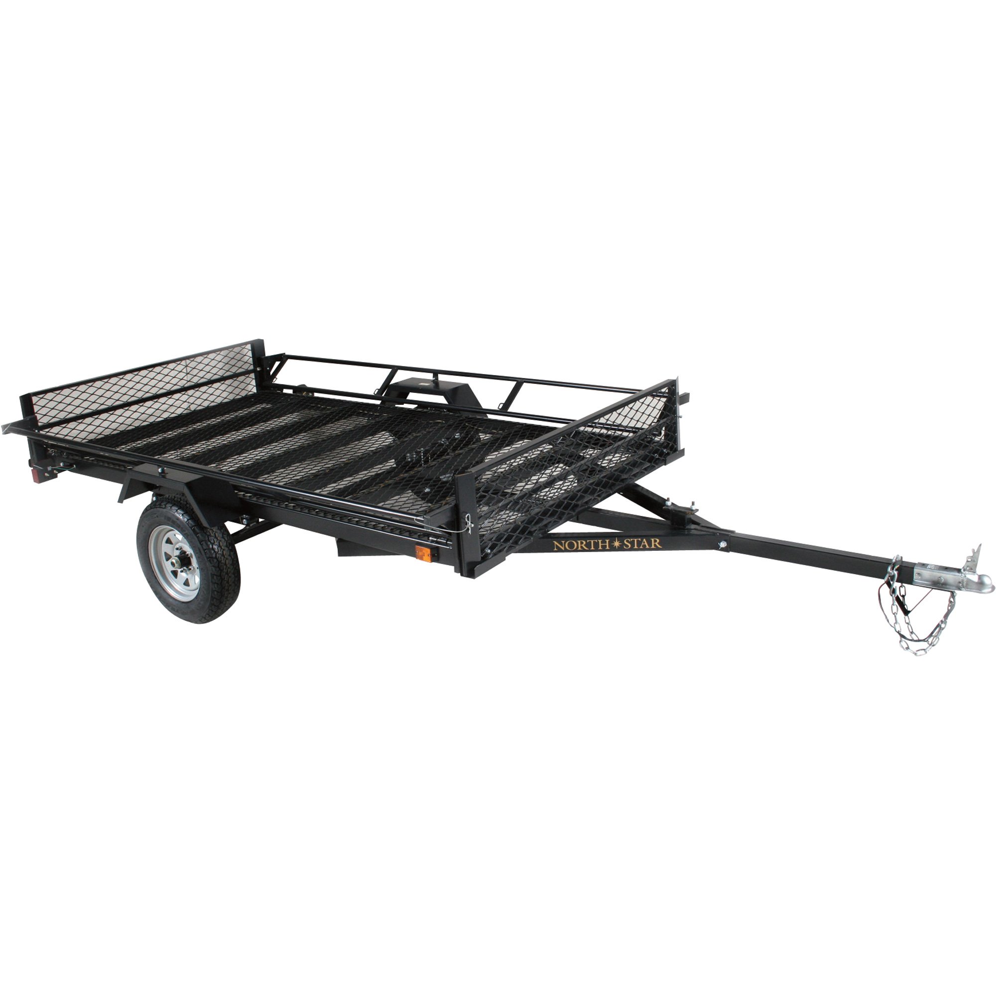 North Star Trailer Sportstar II 5ft. x 9ft. Steel Mesh-floor Utility Trailer — 1470-Lb. Load Capacity, Model# NS-2